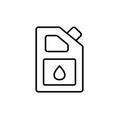 oil icon. outline icon