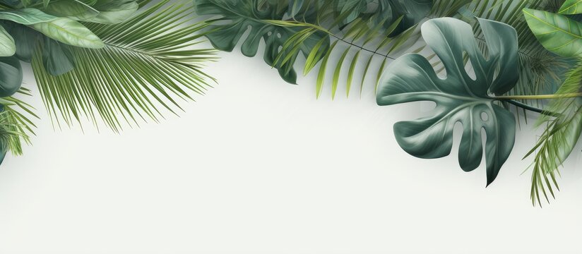 Foliage that falls from trees isolated pastel background Copy space