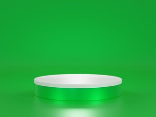 green cosmetic cream