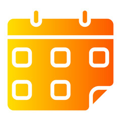 calendar gradient icon