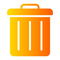 delete gradient icon