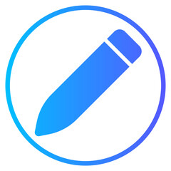 pencil gradient icon