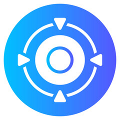 target gradient icon