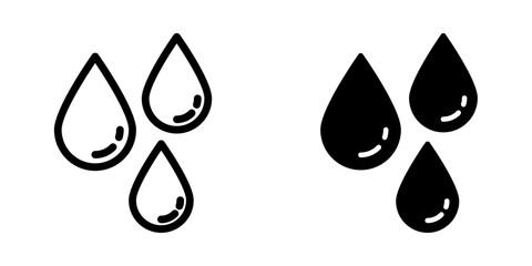 Water Drop Icon,  for mobile concept and web design. vector illustration