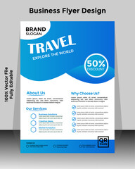 Corporate flyer or cover design for business identity and advertisement.