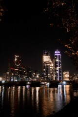 London skyline at night