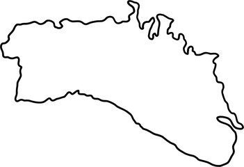 doodle freehand drawing of menorca island map. - obrazy, fototapety, plakaty