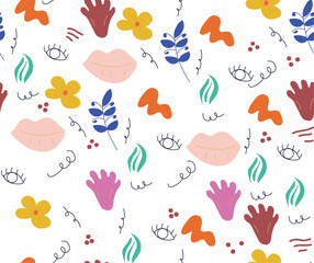 Hand drawn Pattern background abstrack