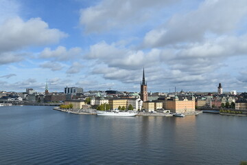 Fototapeta premium Panorama of Stockholm, Sweden