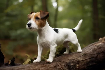 Foto op Canvas Jack russell forest. Generate Ai © nsit0108