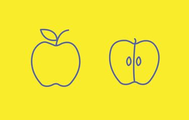 Apple icon illustration