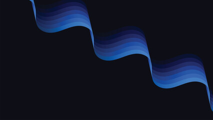 Abstract ribbon wavy background. This creative wavy background is perfect for banner creation or web site use.