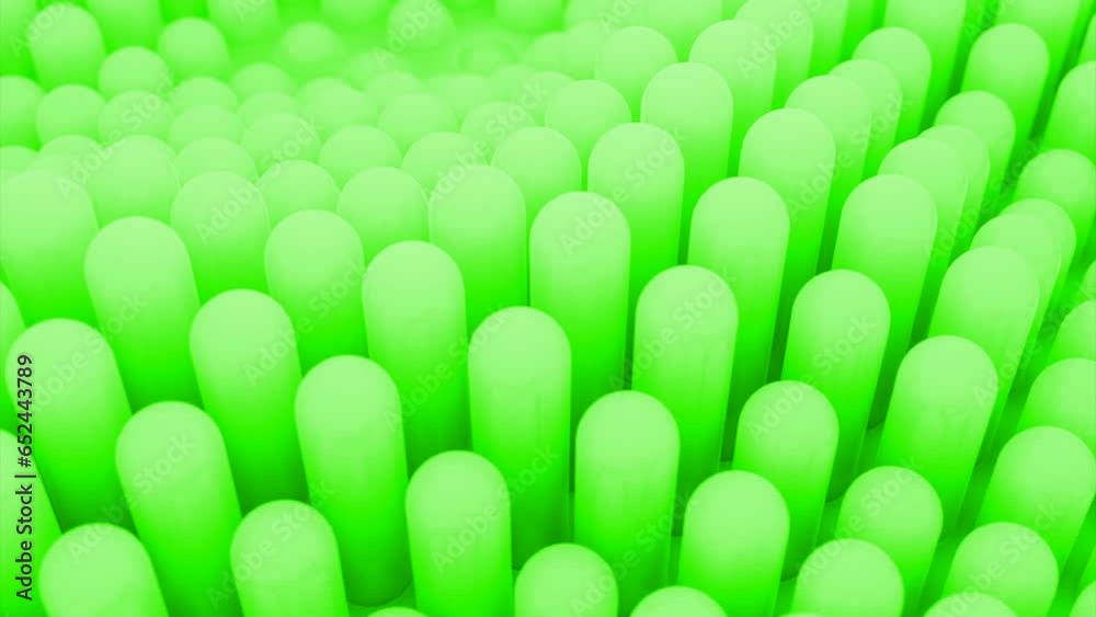 Poster abstract dynamic animated wave moving structure of colorful columns or blocks. design. up and down j