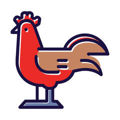 rooster and chicken 1