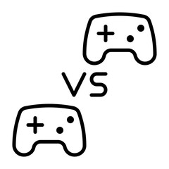 Video Game Versus Icon