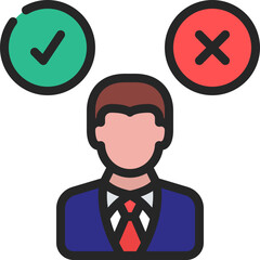 Decision Maker Business Man Icon