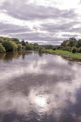 Fototapeta na wymiar River Wye in the Autumn