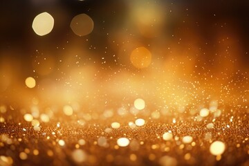 A vibrant and sparkling gold glitter background