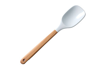 wooden spoon isolated on white background