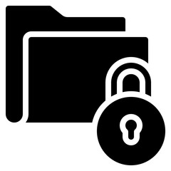 Secure Folder Padlock Icon