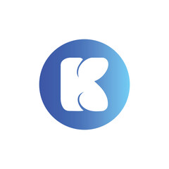 K letter logo design