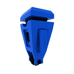 Free 3d render vector robot character