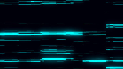 Abstract background with neon glitch texture, digital tv noise. computer screen damage. 3d rendering. © Svitlana