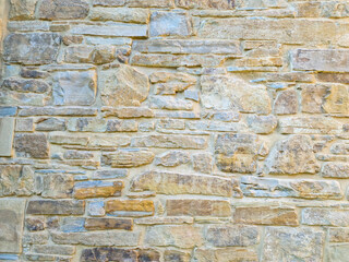 stone wall pattern, decorative texture. brick wall background for exterior building retro style