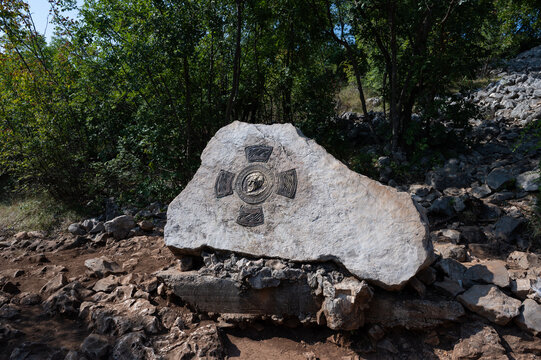 Bosnia and Herzegovina, Medjugorje. Hill Krizevac