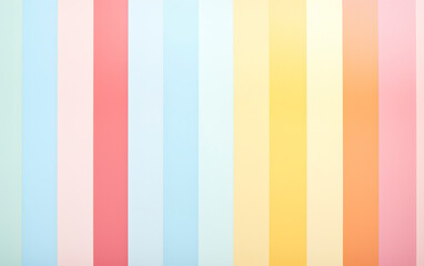 A background illustration of soft stripes in pastel colors. Soft stripe pattern background in calm and serene visual composition and color palette.