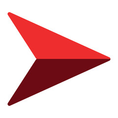 red paper plane