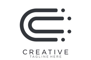 creative letter C logo icon. design for business of luxury, elegant, simple