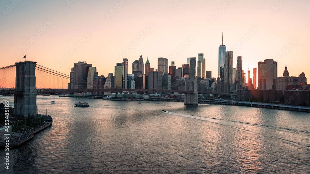 Wall mural The skyline of New York City, United States