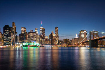 Fototapeta na wymiar The skyline of New York City, United States