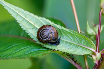 The land snail Arianta arbustorum