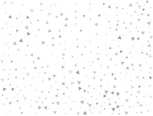 Christmas Silver Triangular Confetti