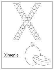 Dot Markers Alphabet Coloring pages for Food topic, Activities for toddlers and Preschoolers