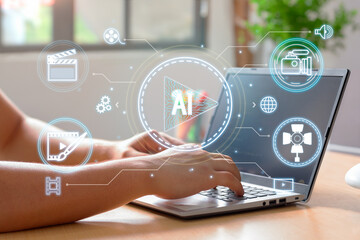 Create Videos with Artificial Intelligence:  AI-enhanced video production and video editing.