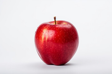 An apple, on a white background