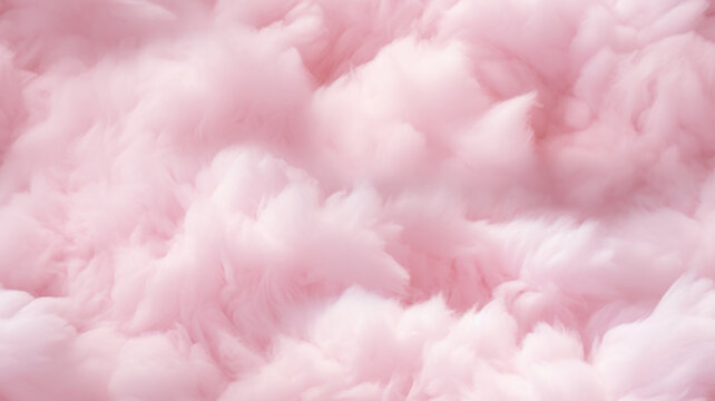 Seamless Pink Cotton Candy Texture