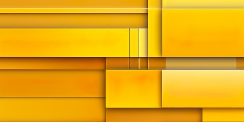 Abstract modern technology and business concept yellow geometric shine and layer elements texture pattern background with minimal tech lines and business technology concept stripes. | Generative AI
