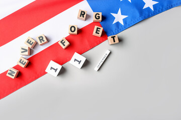 Calendar with date of National Day of Prayer and Remembrance for the Victims of the Terrorist...