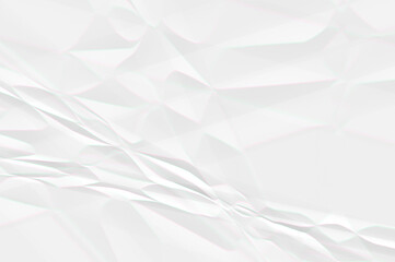 Premium Crumpled White Paper Texture: Perfect for Stock Agencies.