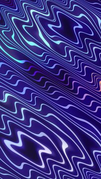 Abstract colorful wavy background. Colorful wallpaper. Seamless loop animation.