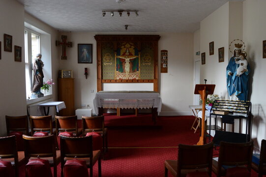Interior of St Peter and St Benedict Catholic Church, Fort Augustus