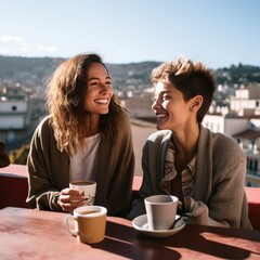Happy LGBT Couple in Marseille
