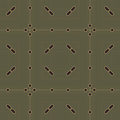 Seamless pattern. Modern stylish texture. Regularly repeating geometrical background with rhombuses, squares and rectangles. Vector element of graphic design