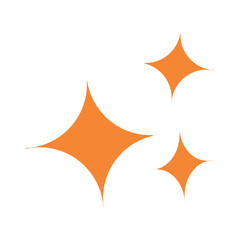 abstract star glyph sparkle  icon