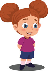 Happy child back to school KG and pre-school