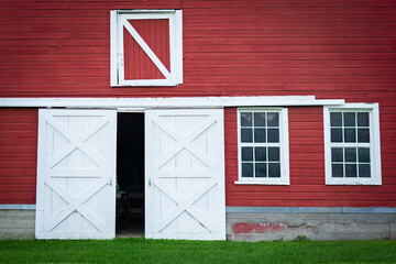 red barn door